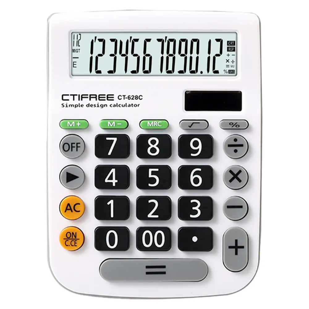 function Calculator Ct628c Two Way Power Big Buttons promotion gift Calculator Handheld for business
