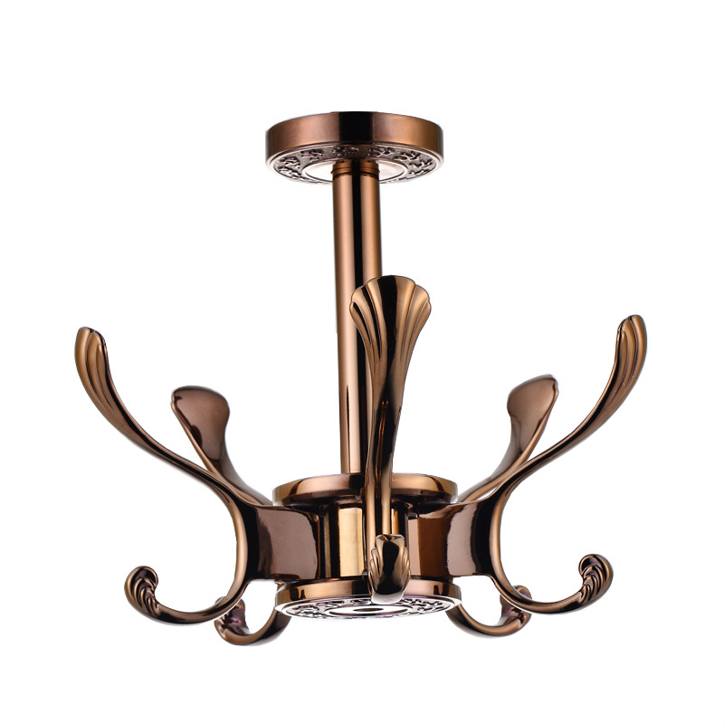 Zinc Alloy Wall Mount Swing Arm Robe Hook Clothes Hanger Bag and Hat Hanger Wall Hanger