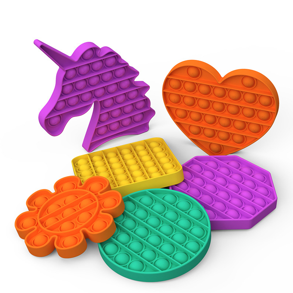 Бесплатный образец, силиконовая игрушка Sob Push Pop Bubble Sensory Fidget, игрушка Pop It Fidget, сенсорная игрушка