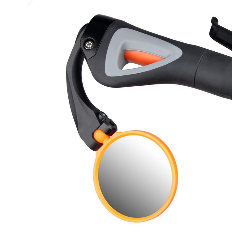2021 Yohi Rearview Light Left End Cycling Back Indicator Reflecyive Handlebar Rotated Bicycle Mirror Bike