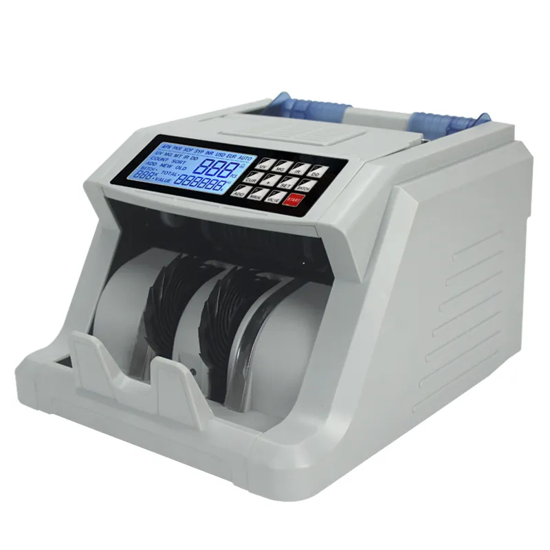 Money Counting Machine Pakistan Iraq Bill Counters 6600D2 Mult Currency Cash Banknote Counter Detector Bank Detector EUR ILS