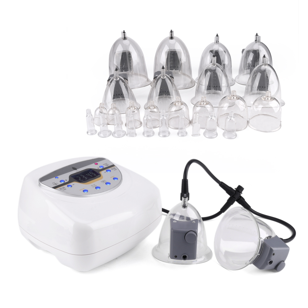 Portable vaccum breast suction massage enhancement machine butt lift device
