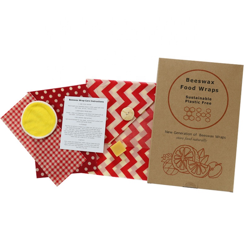 Got LFGB  Certified Eco-friendly Reusable Natural Kitchen Organic Reusable Sandwich Beeswax Food Storage Wraps