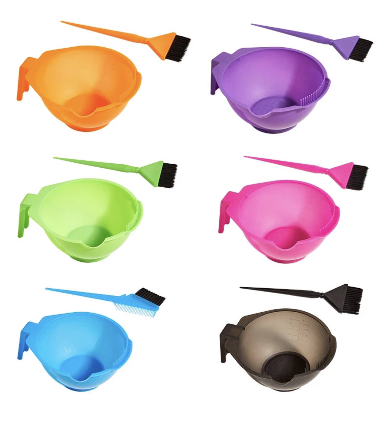 Hair Color Mixing Bowl multi function Hair Dye Stirring Bowl Hair Color Tint Bowl