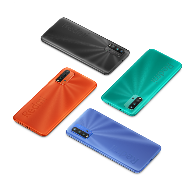 Глобальная версия Xiaomi Android Redmi-9T, 4 ГБ/64 Гб/128 ГБ Snapdragon 662 Octa, четыре ядра, смартфон с функцией отпечатков пальцев (6000 мА/ч, 48MP камера 6,53 "ЖК дисплей