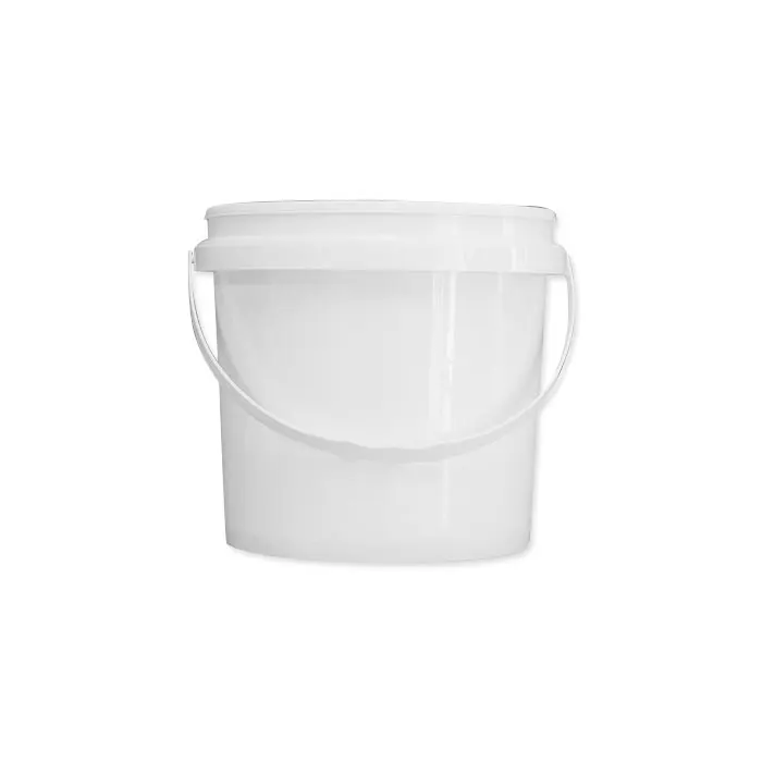 4L food grade 1 gallon, plastic bucket, with lid, storage bucket