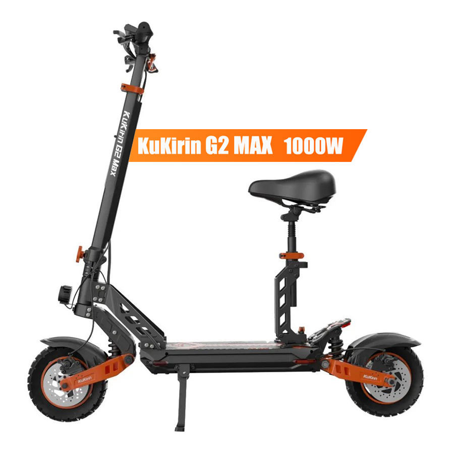 Eu Warehouse Patinete Electrico Dual Motor Electric Scooters KUKIRIN G2 MAX 10 Inch 1000W 20Ah Off Road Electric Scooter