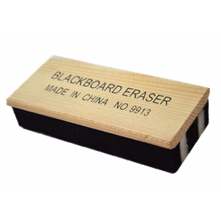 China jinghua school wood holder with felt blackboard eraser