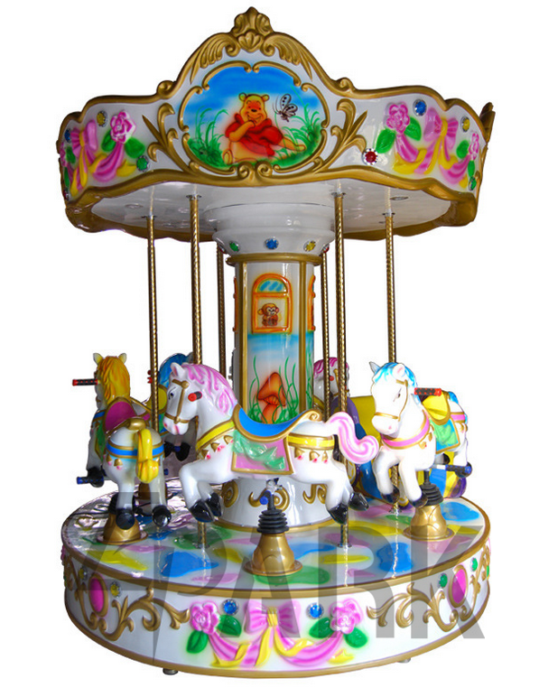 EPARK Amusement park ride equipment 6 seats carousel for children