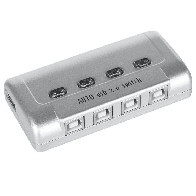 MT-SW241-CH USB 2,0 переключатель 4 порта USB периферийных устройств переключатель адаптера коробка концентратор 4 шт. с 1 взаимный обмен данными между компьютером и периферийными устройствами устройство для портативный лазерный принтер
