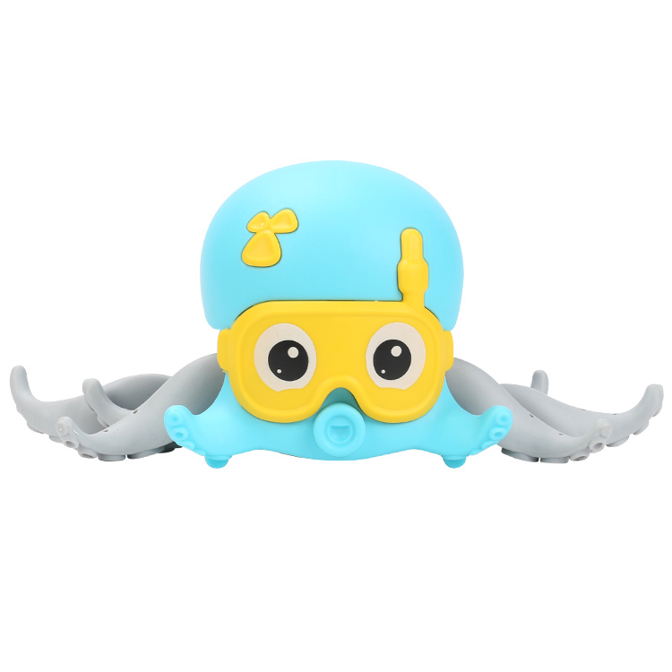 Bath toy of octopus hippocampus dolphin puffer
