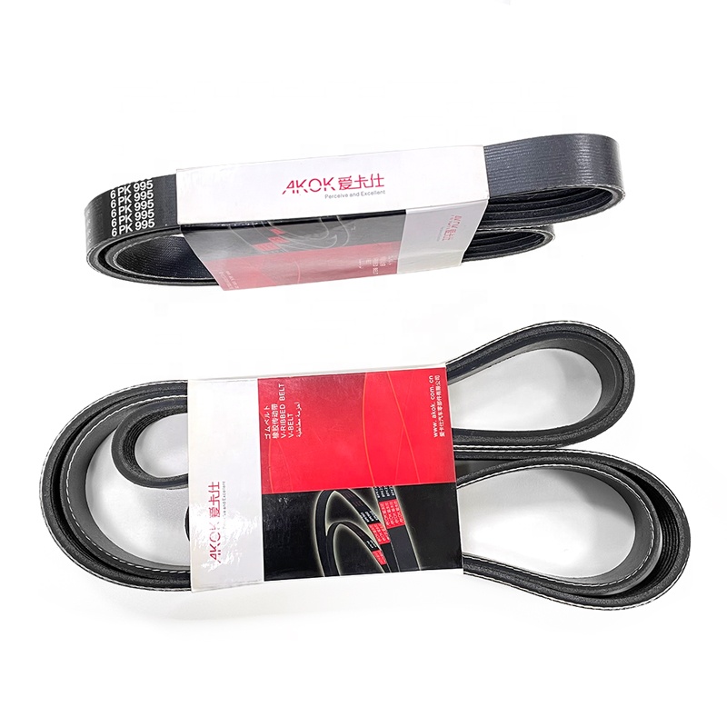 High Quality China 8K 6K 4K Black Rubber Transmission V Ribbed Belts For AUDI A4