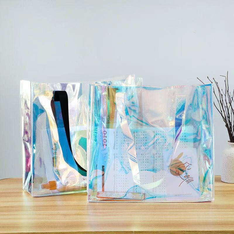 Wholesale PVC Laser Colorful Custom Logo Toiletry Kit