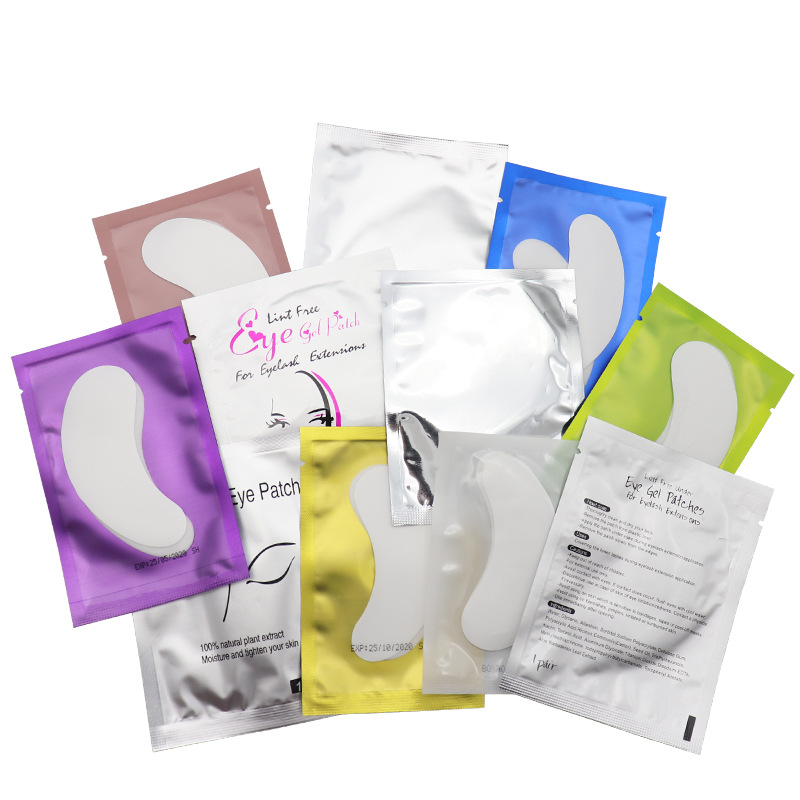 Disposable Eye Pads Lash Paper Patches Colorful Eyelash Extension Eye Tips Sticker Wraps Make Up Tools Eyelash Pad