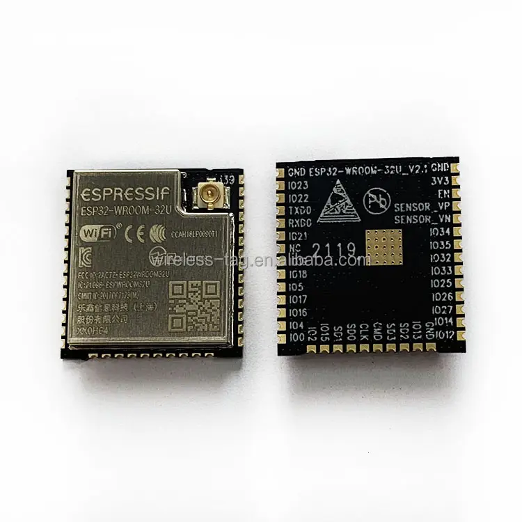 espressif original esp 32 esp32 module ESP32-WROOM-32U Wi-Fi+BT+BLE MCU module  AP6212 Dual Core ESP32-D0WDQ6 chip U.FL antenna