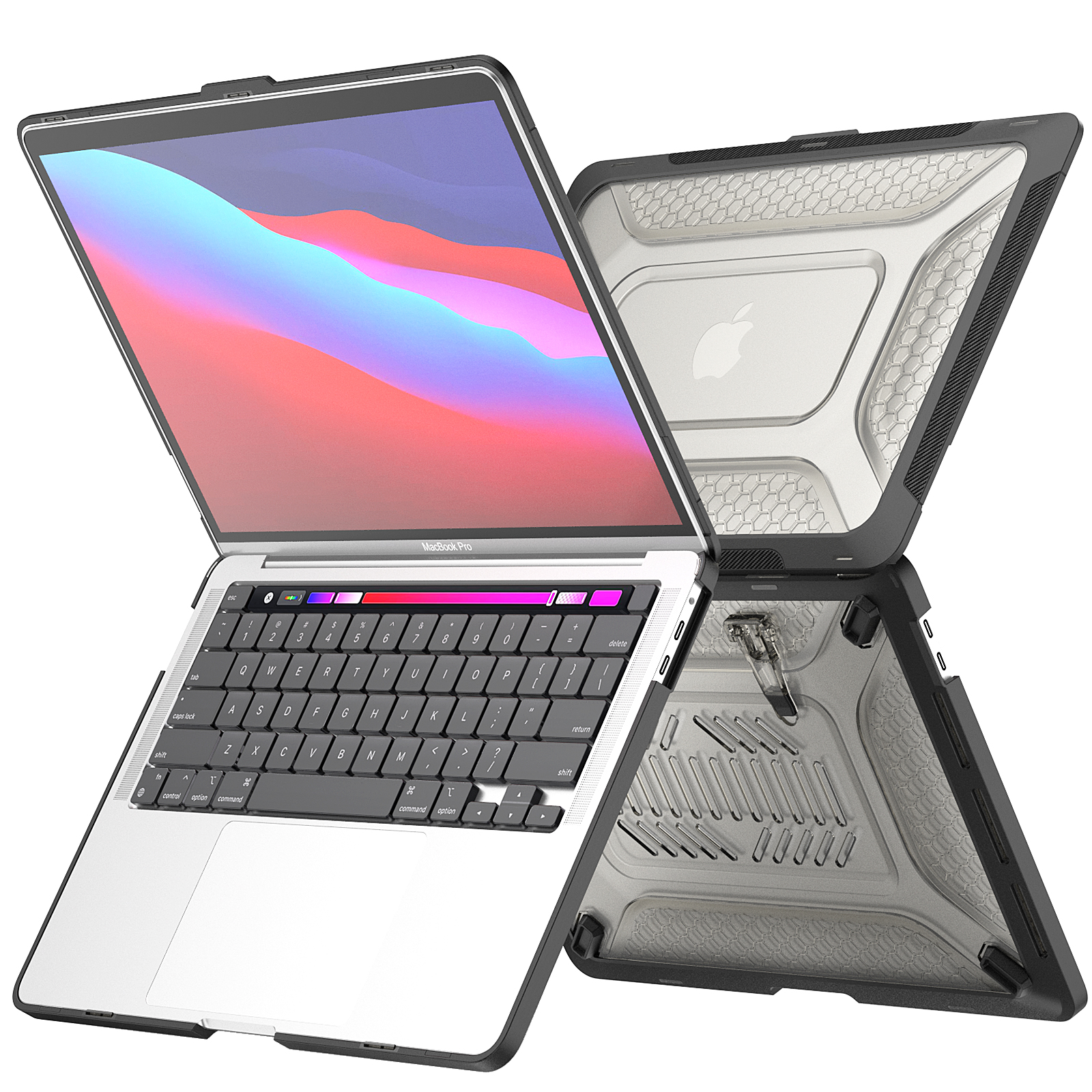Противоударный чехол для ноутбука Macbook, защитный жесткий чехол для ноутбука MacBook Pro 13 2018 2020