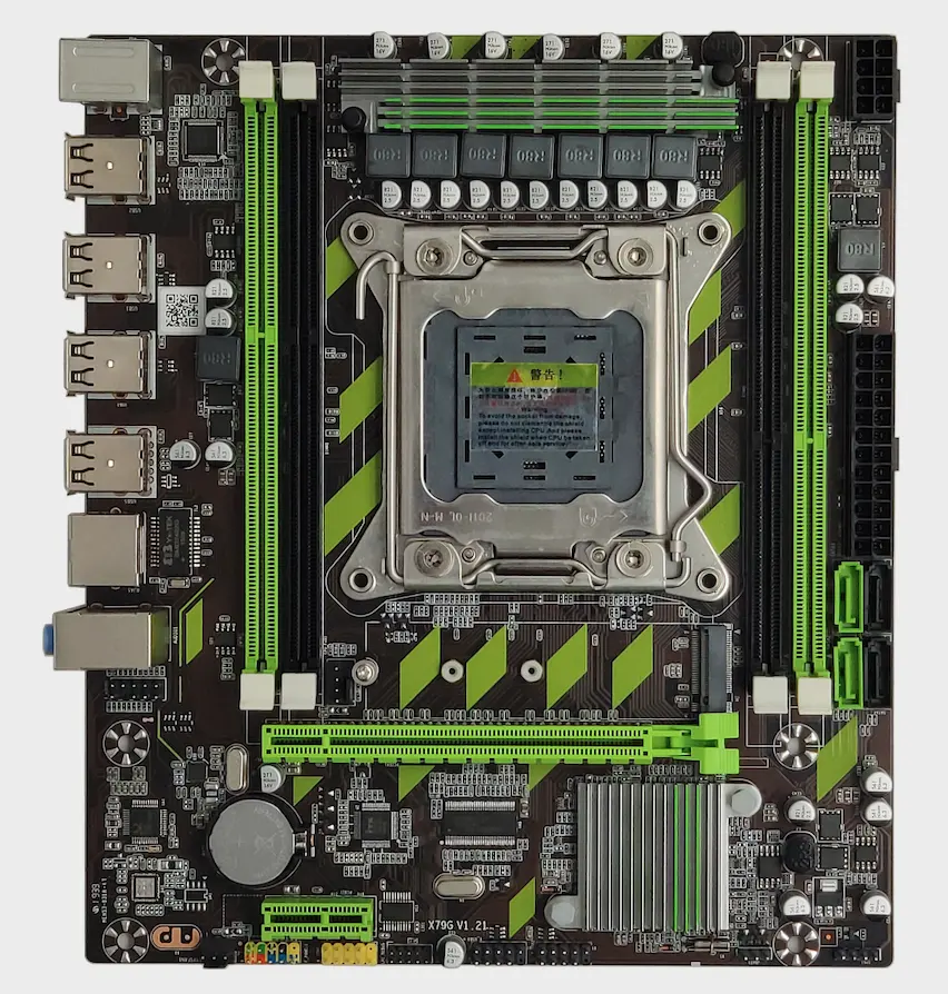 Newest LGA2011-2 X79 Original Chipset PC motherboard with M.2 and 4 DDR3 Memory