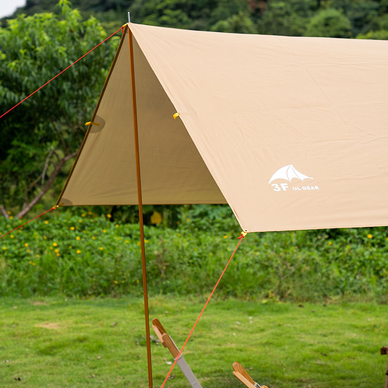 3F UL GEAR Ultralight 15D покрытый кремниевым брезентом козырек от Солнца Открытый Кемпинг гамак дождевик пляжное солнцезащитное укрытие