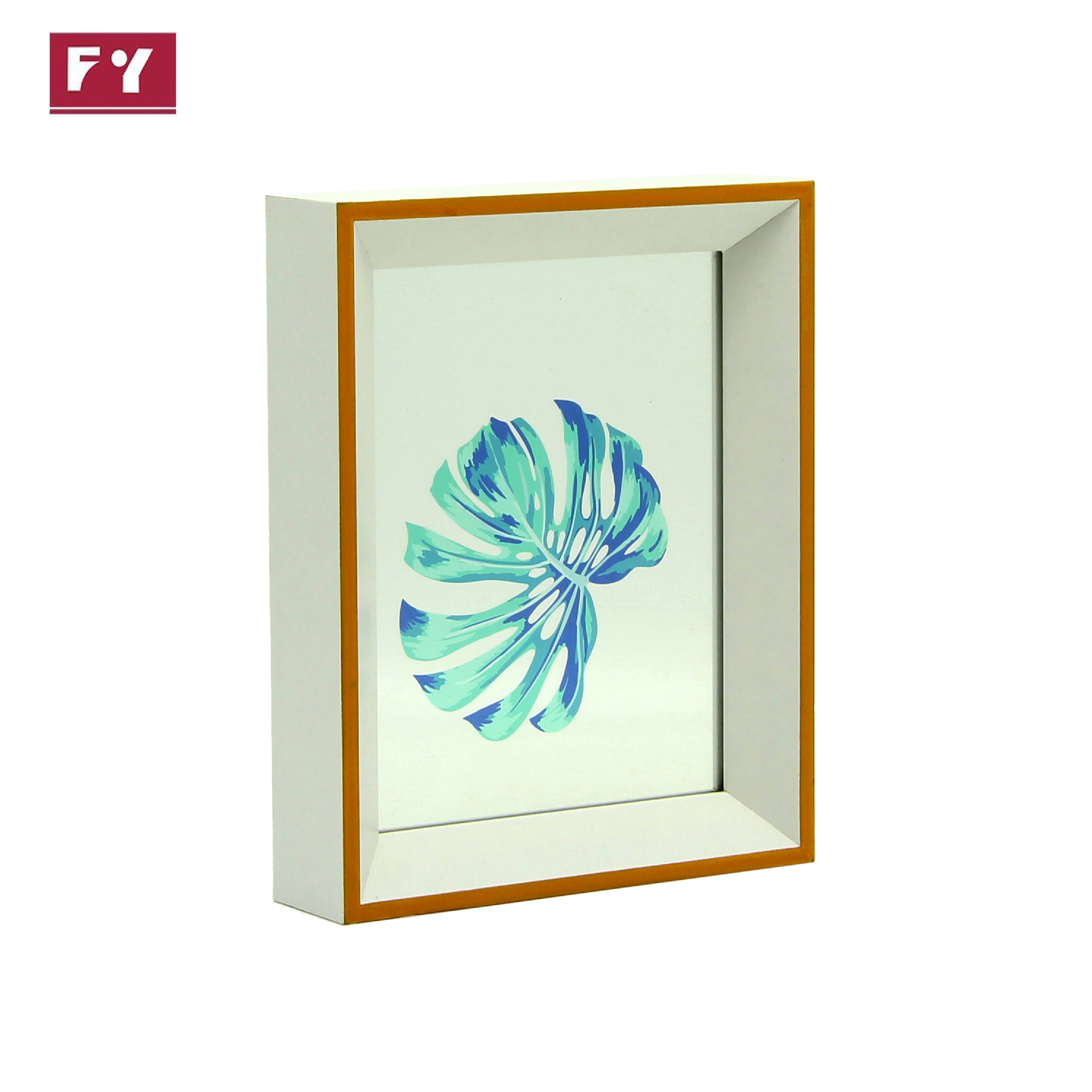 Modern Office Table Desk Design Floating Photo Frame 201P2040FLT68-WG Fashionable Design Simple Glass Customized BSCI Decorative
