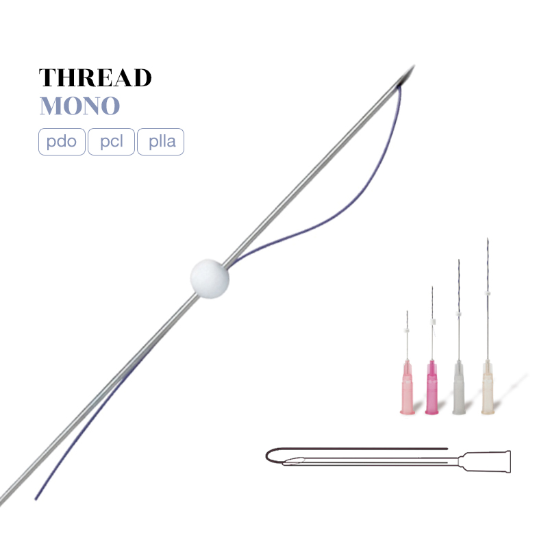 Beautlift Tension Threads PDO Hilos Tensores Para Rostro Cannula Blunt PDO Line Lift Mono Thread