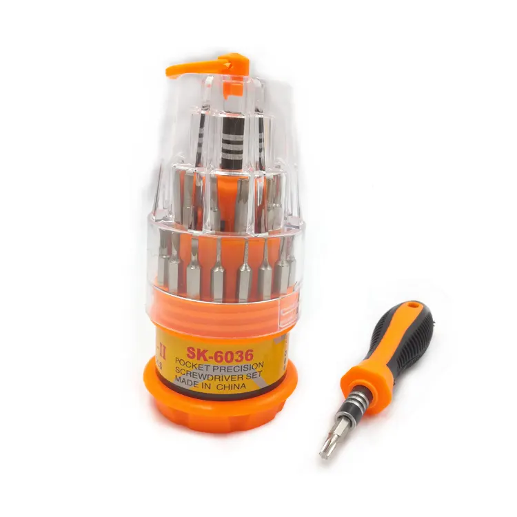 best quality new material Handle combination 31 in 1 magnetic screwdriver set for DIY daily life house