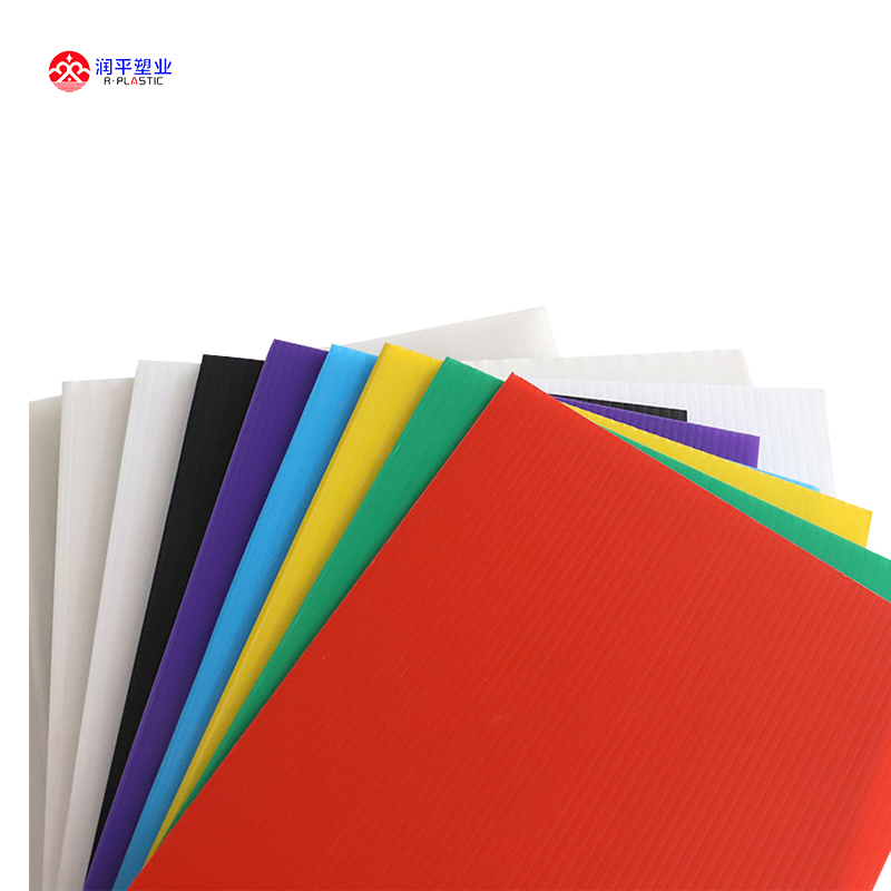 100% Polypropylene Color PP Corrugated Plastic Core Flute Sheet