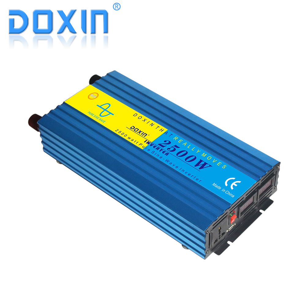 High Quality Pure Sine Wave Inverter 12V 24V 220V 2500W Off grid Inverter