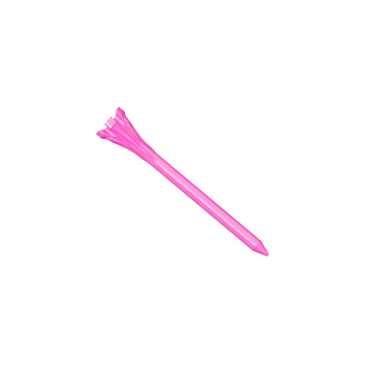 Wholesale new design custom plastic golf pink tees oem accessories