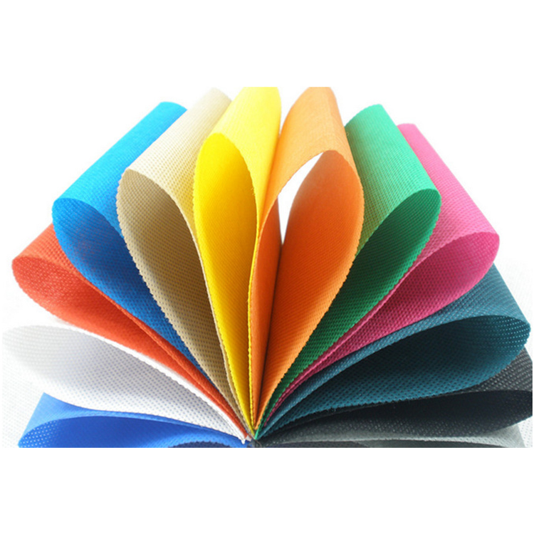 Custom Colorful Emboss Polypropylene Spunbond Non Woven Fabric Rolls For Bag Making