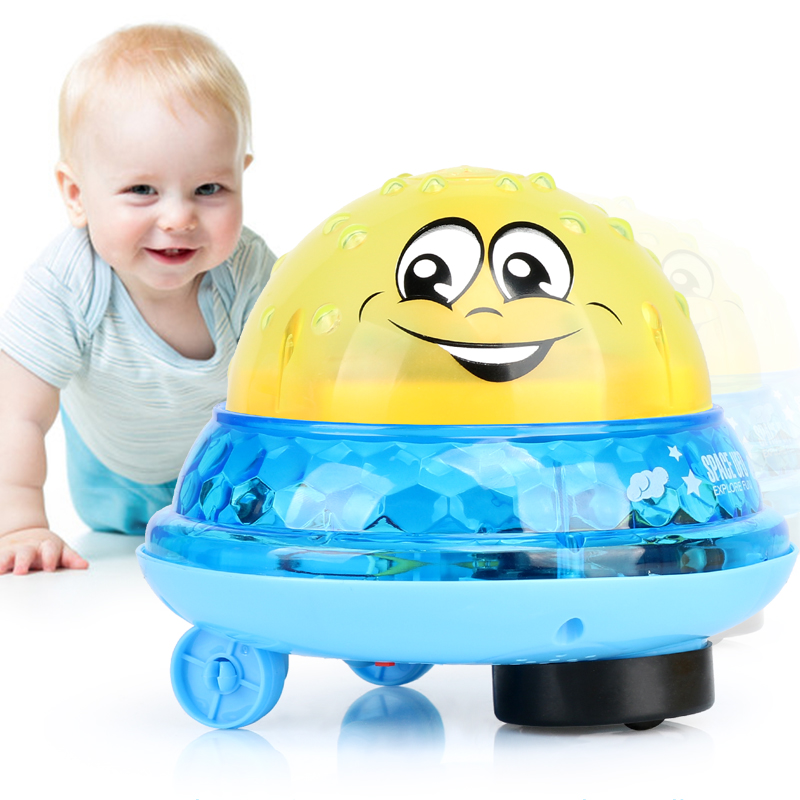 Игрушки для ванной, спрей, вода, свет, поворот с душевой кабиной, детские игрушки для детей, для малышей, для плавания, вечеринки, для ванной, светодиодные игрушки, подарок