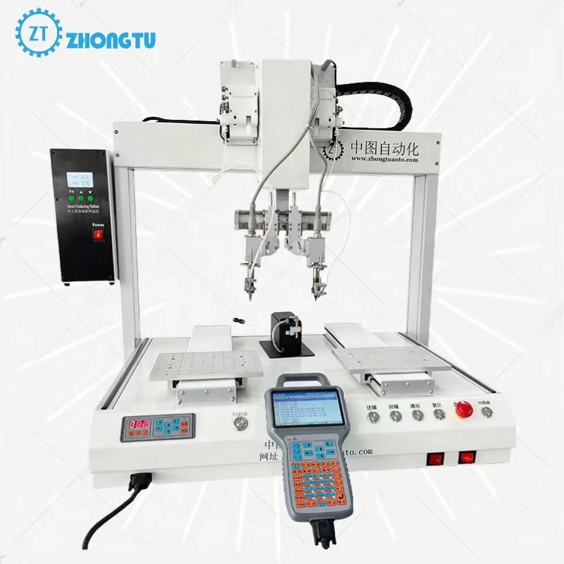 Wholesale Price Hot Pressing Soldering Machine Cutting and Stripping Functions Wire Cable Soldering Machine