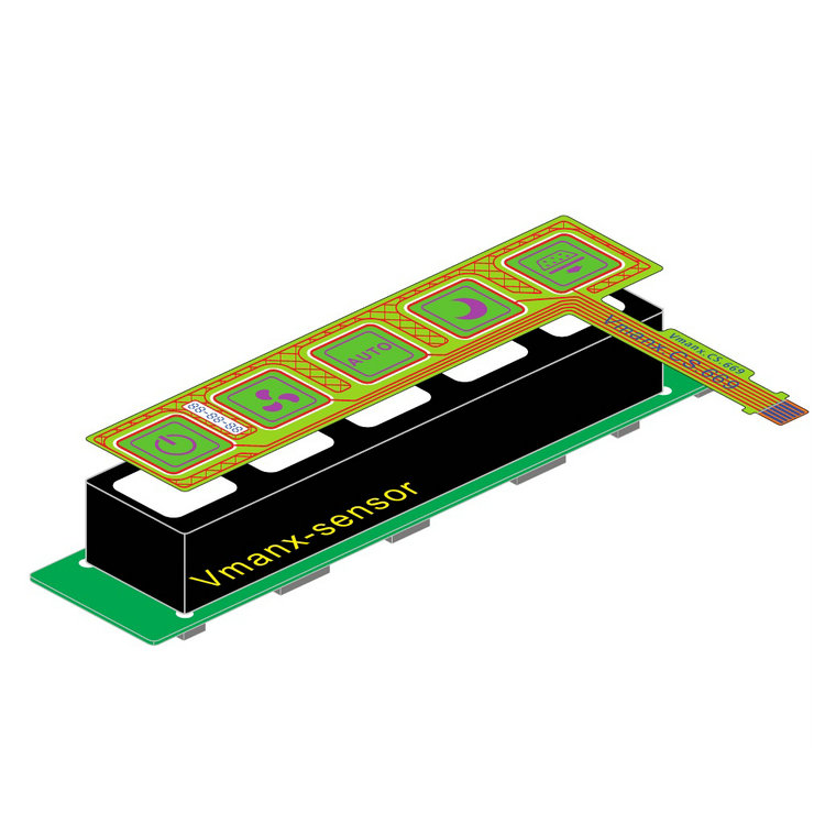High Quality Capacitive Touch Switch Thin Film Sensor for Household Appliances
