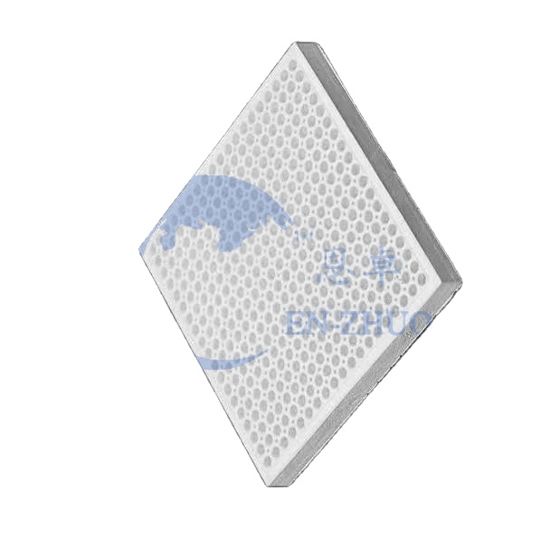 Cordierite infrared ceramic plate for gas burning .