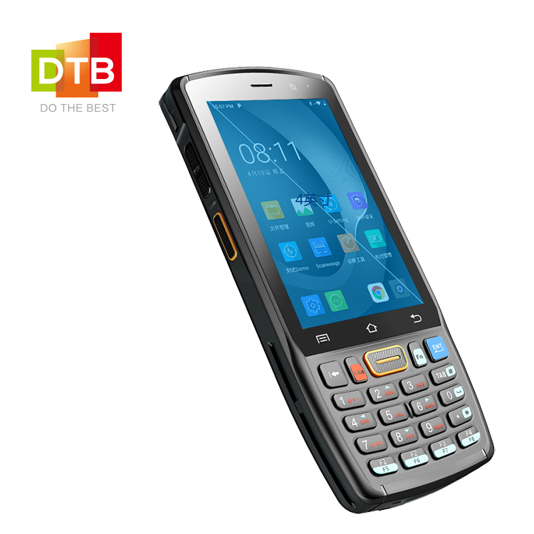 DT40 IP67 Водонепроницаемый Android Штрих-код сборщик данных PDA Мобильный компьютер для управления инвентаризацией