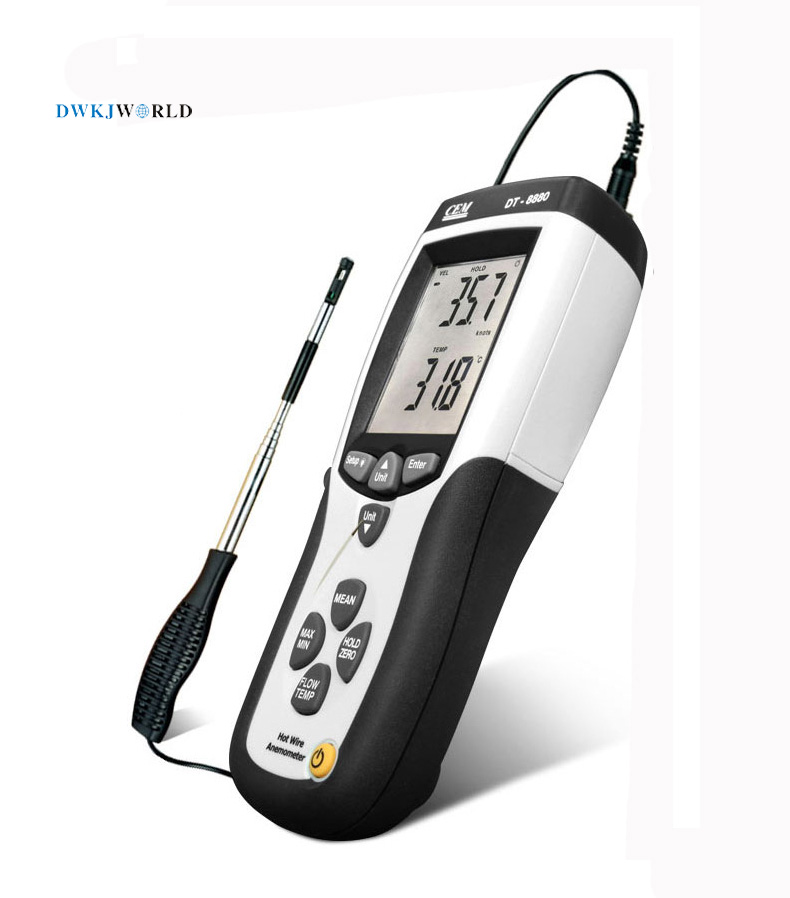 DT-8880 тепловой Анемометр 1,5 м тепловой зонд Анемометр
