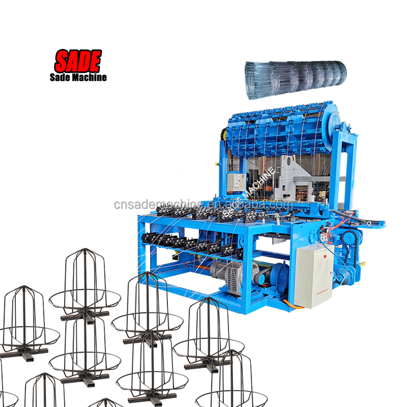 SADE Automatic Grassland Field Wire Mesh Fence Fixed Knot Machine