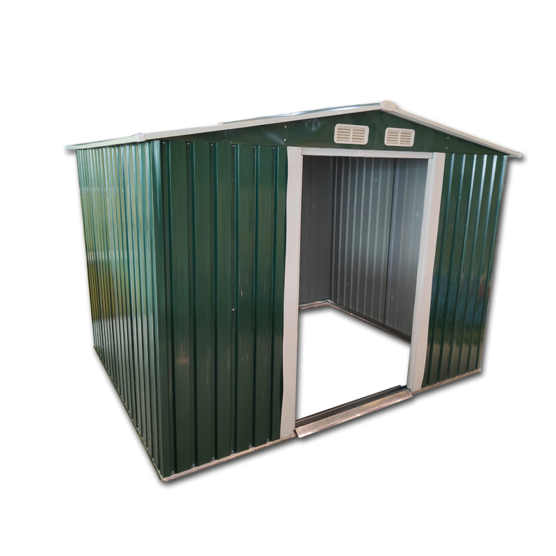 Новый металлический садовый сарай 8X10FT Apex инструмент для хранения велосипеда