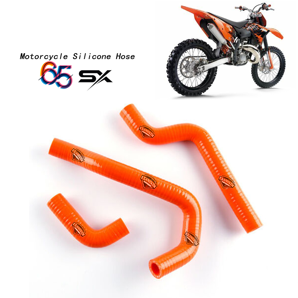 Мотоцикл силиконовый радиатор охлаждающей жидкости шланг для KTM 65SX 02-08 65 SX радиатор гибкий силиконовый шланг