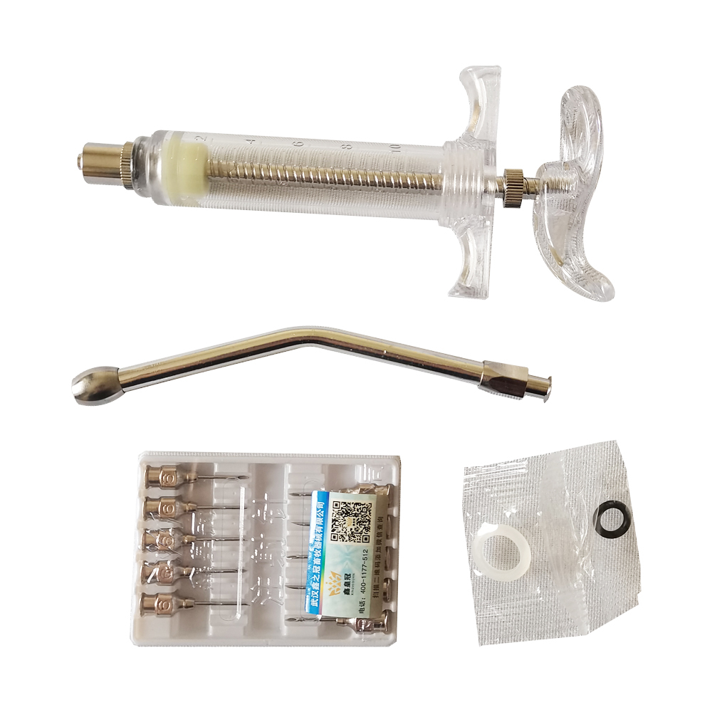 Plastic Steel Syringe for Pig Animal Veterinary Injection Tools