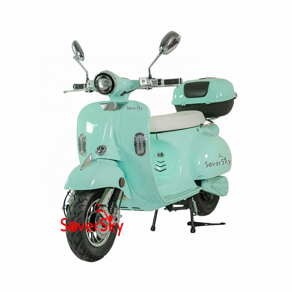 EEC COC vespa 2000 Вт 3000 Вт 4000 Вт 45 км/ч взрослый Электрический мотоцикл vespa передняя фара speedmeter vespa колесный обод 75 км/ч citycoco Новинка