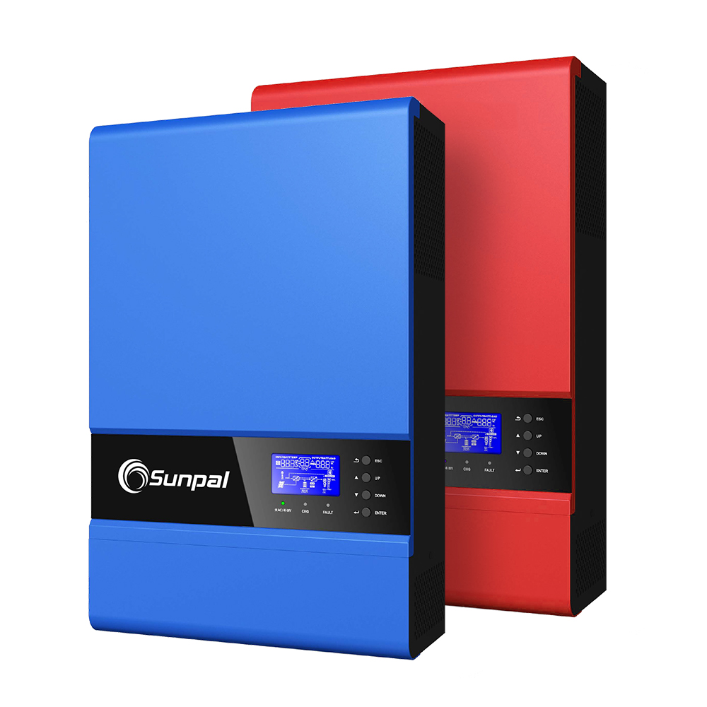 Sunpal 3KW солнечный гибридный инвертор 3000 Вт Mppt Гибридный солнечный инвертор Чистая синусоида с Лучшая цена