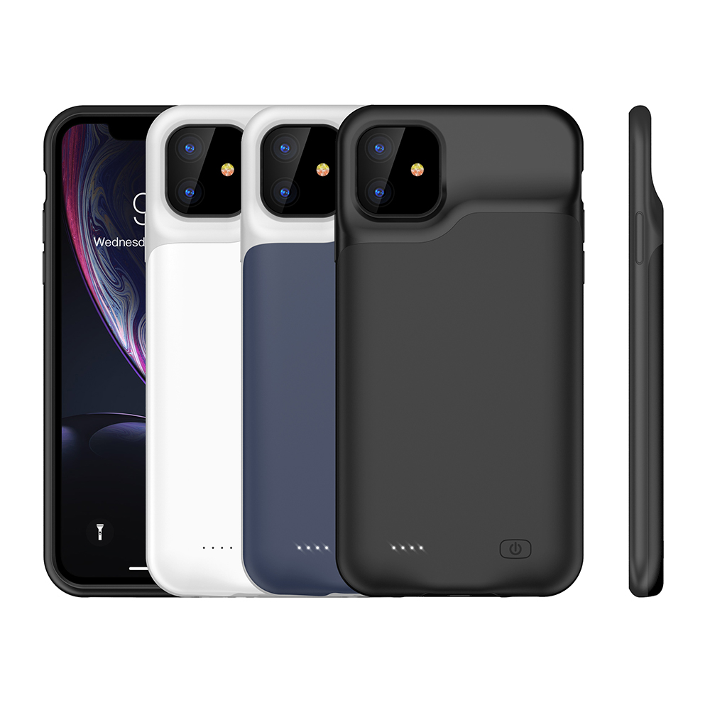 Универсальный защитный чехол из ТПУ Uper 6000 мАч с мягкой кромкой для iPhone 11