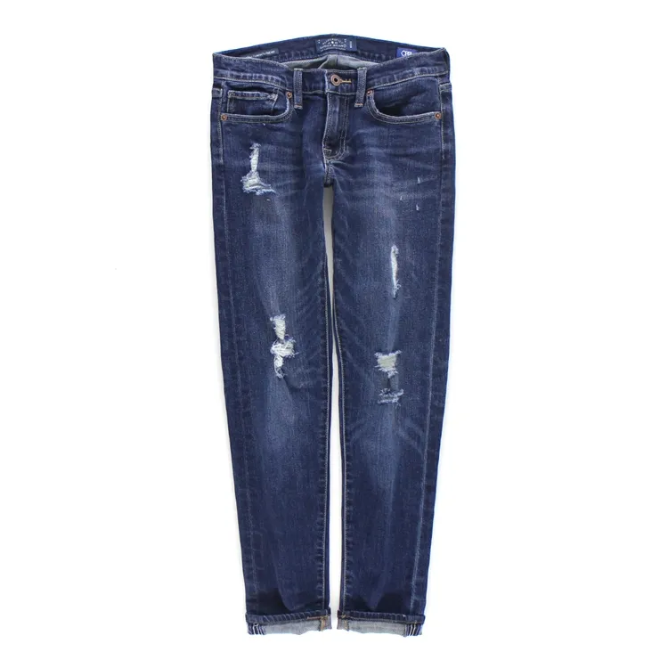 guangzhou ready made jeans wholesale women woman ripped denim jeans pants in stock