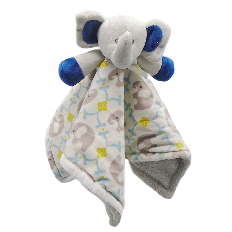 Printing blanket plush elephant blanket