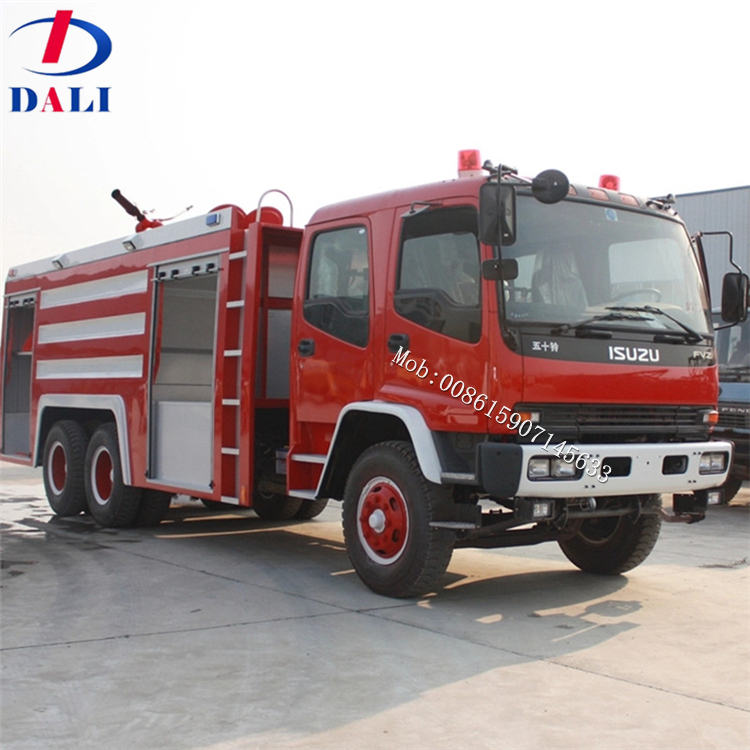Пожарная машина Marilyn FVZ 6*4, б/у, на продажу, 5-12 кубических поролоновых японских пожарных машин