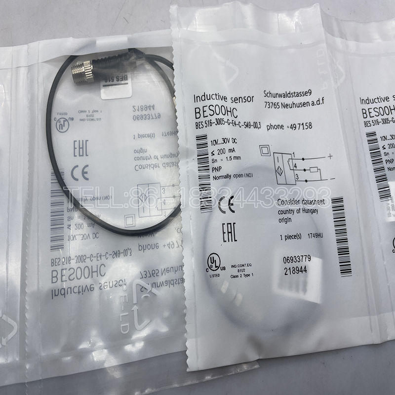 Емкостный Бесконтактный переключатель BES 516-3005-G-E4-C-S49 BES 516-3005-G-E4-C-S49-003 00,3, индукционный переключатель, гарантия качества