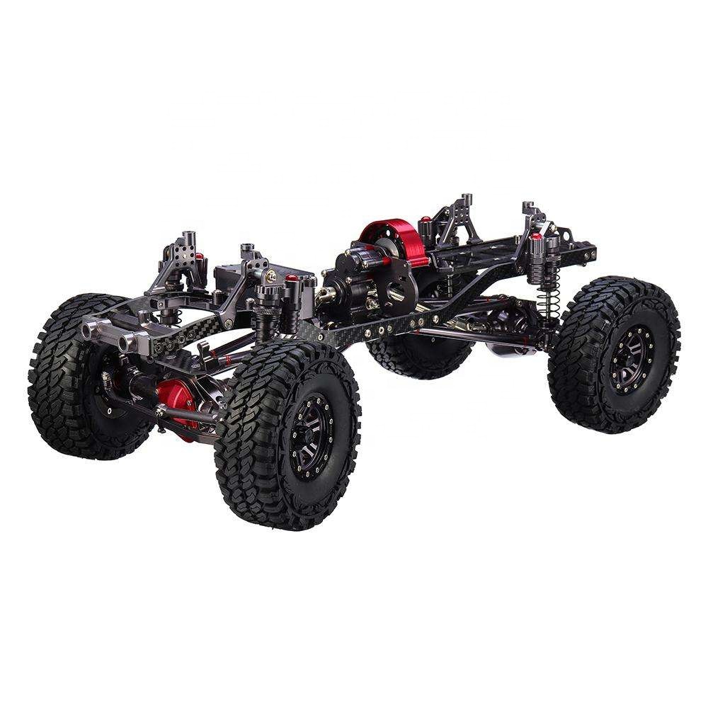 Полный металлический комплект шасси 313 мм Колесная база 4WD Rock Off-Road в сборе для 1/10 радиоуправляемого гусеничного грузовика SCX10 радиоуправляемые автомобильные запчасти аксессуары