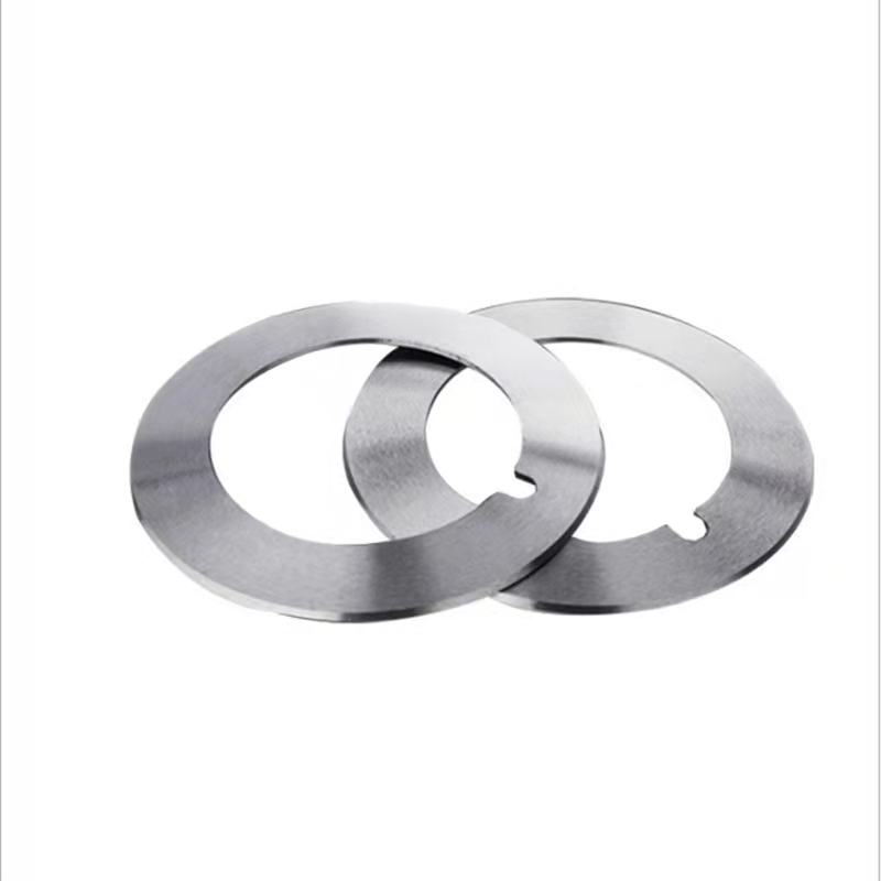 standard slitting circular knife with 9Crsi for cutting paper cutting plastic