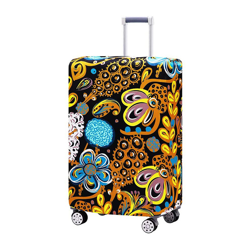 Luggage cover set elastic covers red spandex suite case protector waterproof luxury suitcase cover