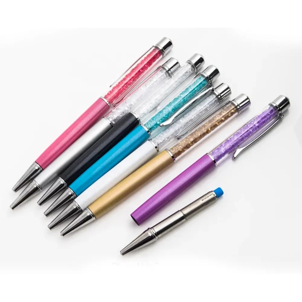 Fashion Styles Writing Supplies Crystal Ballpoint Pens Home Office School tools